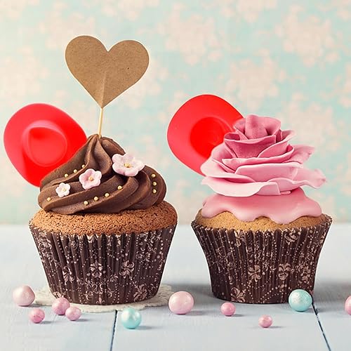 Miniatura 10 de 30 piezas de mini sombrero de vaquero occidental, sombrero de vaquera, sombreros de muñeca lindos de plástico, accesorios de decoración para fiesta