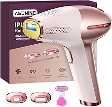 Pulsed Light Hair Remover with Cooling Function for Soft and Smooth Skin, 9 Intensity Levels, Permanent Laser Hair Removal, Available in Wired and Wireless Modes