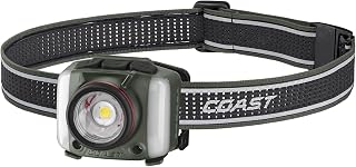 Coast FL97R Voice-Controlled 1200 Lumen Rechargeable LED Headlamp with Pure Beam Spot & Flood, ARC Lighting, Red & Green Color Modes, Glide Focus Radial Arm Dial and USB-C Charge Port, Forest Green
