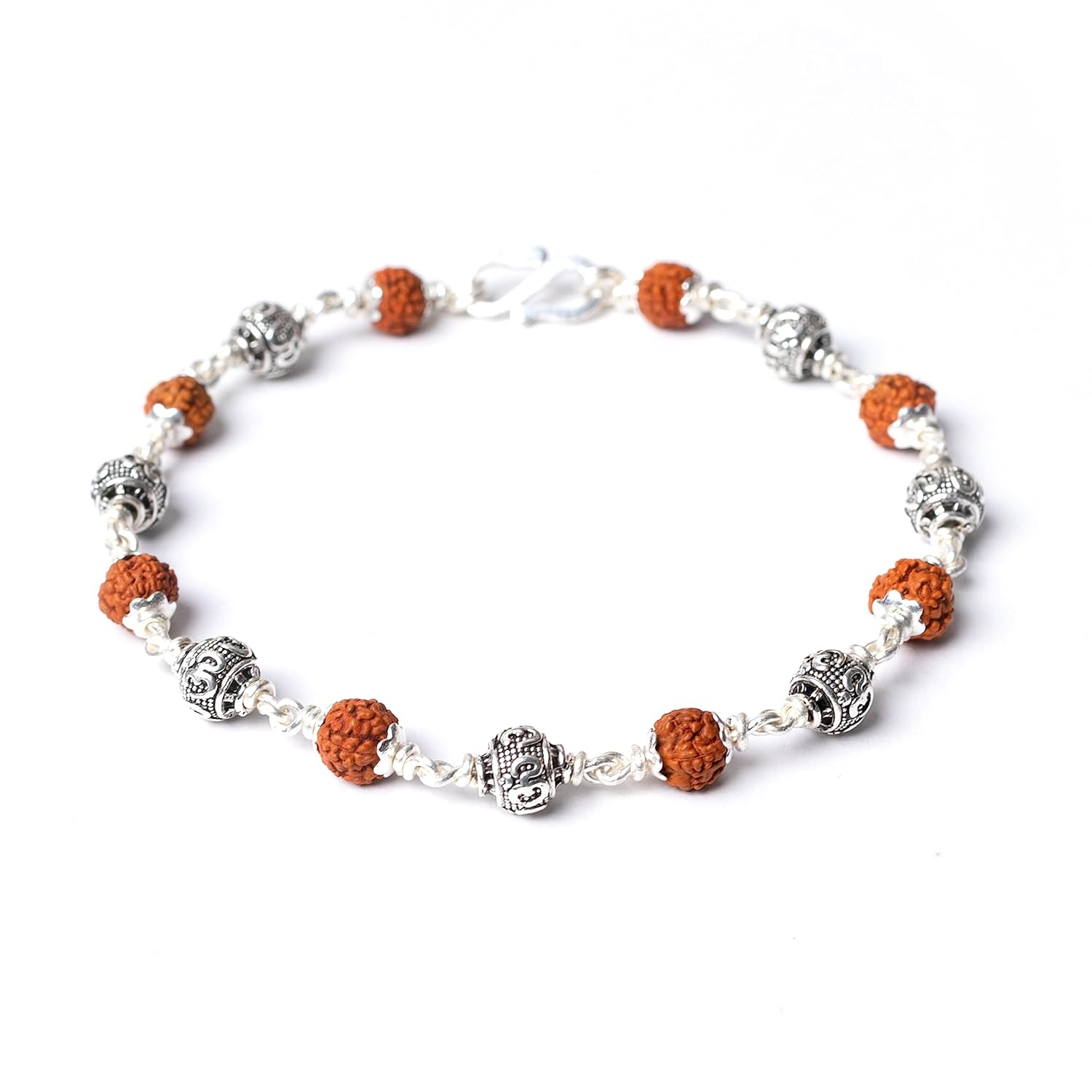 Hem Jewels Pure Silver Rudraksh Rakhi for Brother | Silver Rakhi | Design: OM Beads (HJRKH-64) - Review, Price and Buying Guide