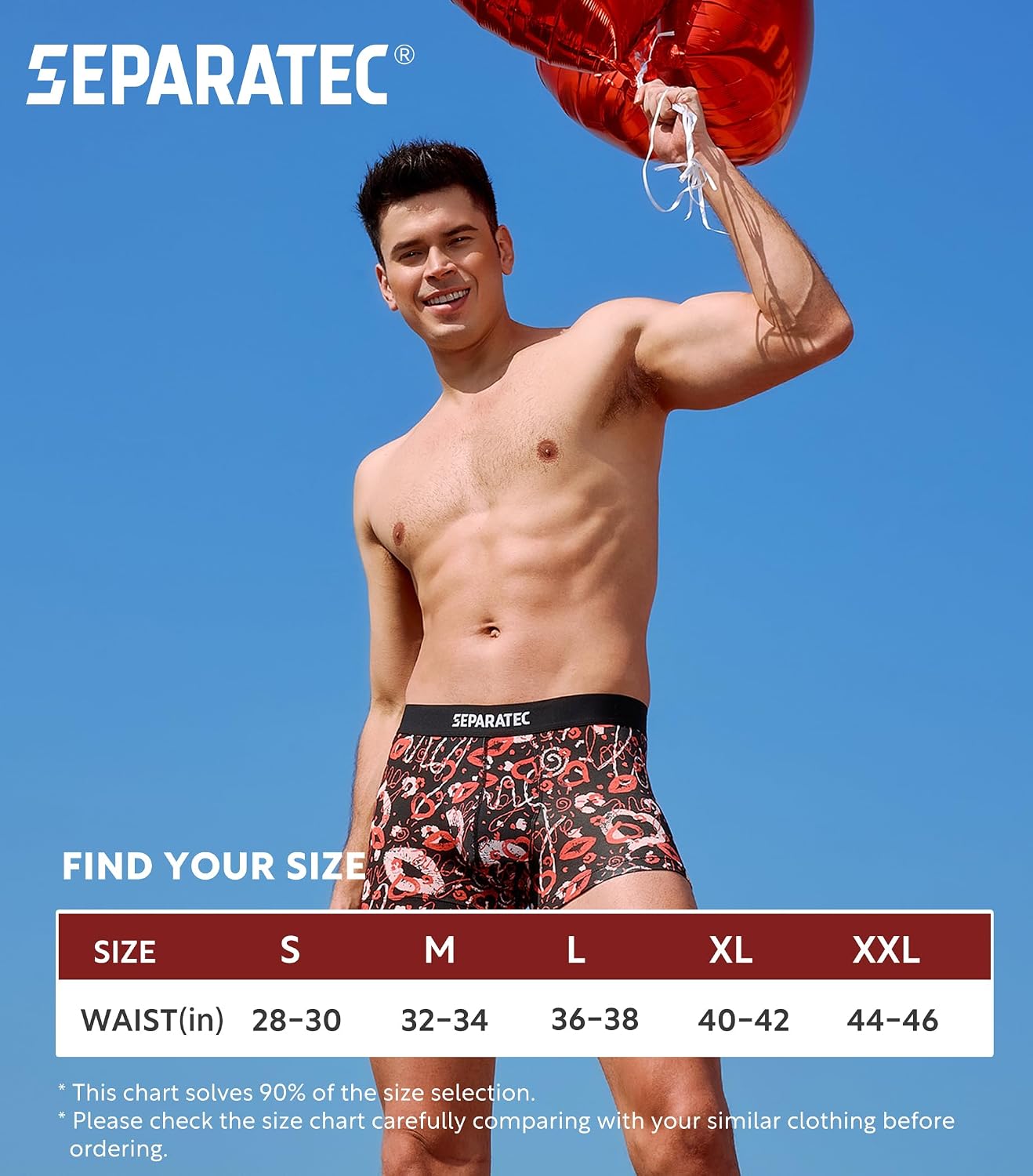 Separatec Mens Underwear Rayon Made from Bamboo Underwear Men, 3.5-Inch Legs Breathable Trunks for Men, 3-4 Pack