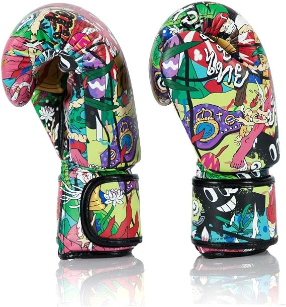 Fairtex x URFACE Boxing Gloves, Synthetic Leather Muay Thai Kickboxing Gear