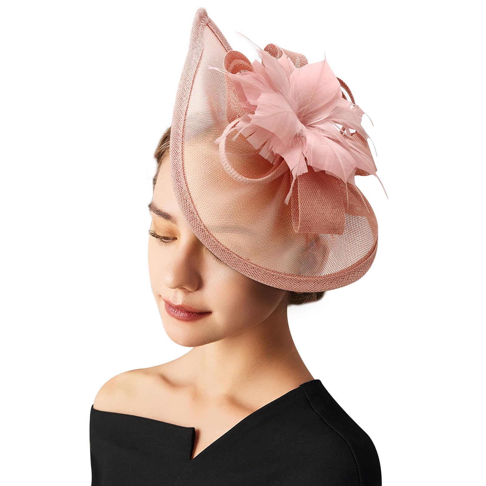 Women Fascinators Hats Flower Fascinators with Headband and Clip Tea Party Headwear for Women and Girls