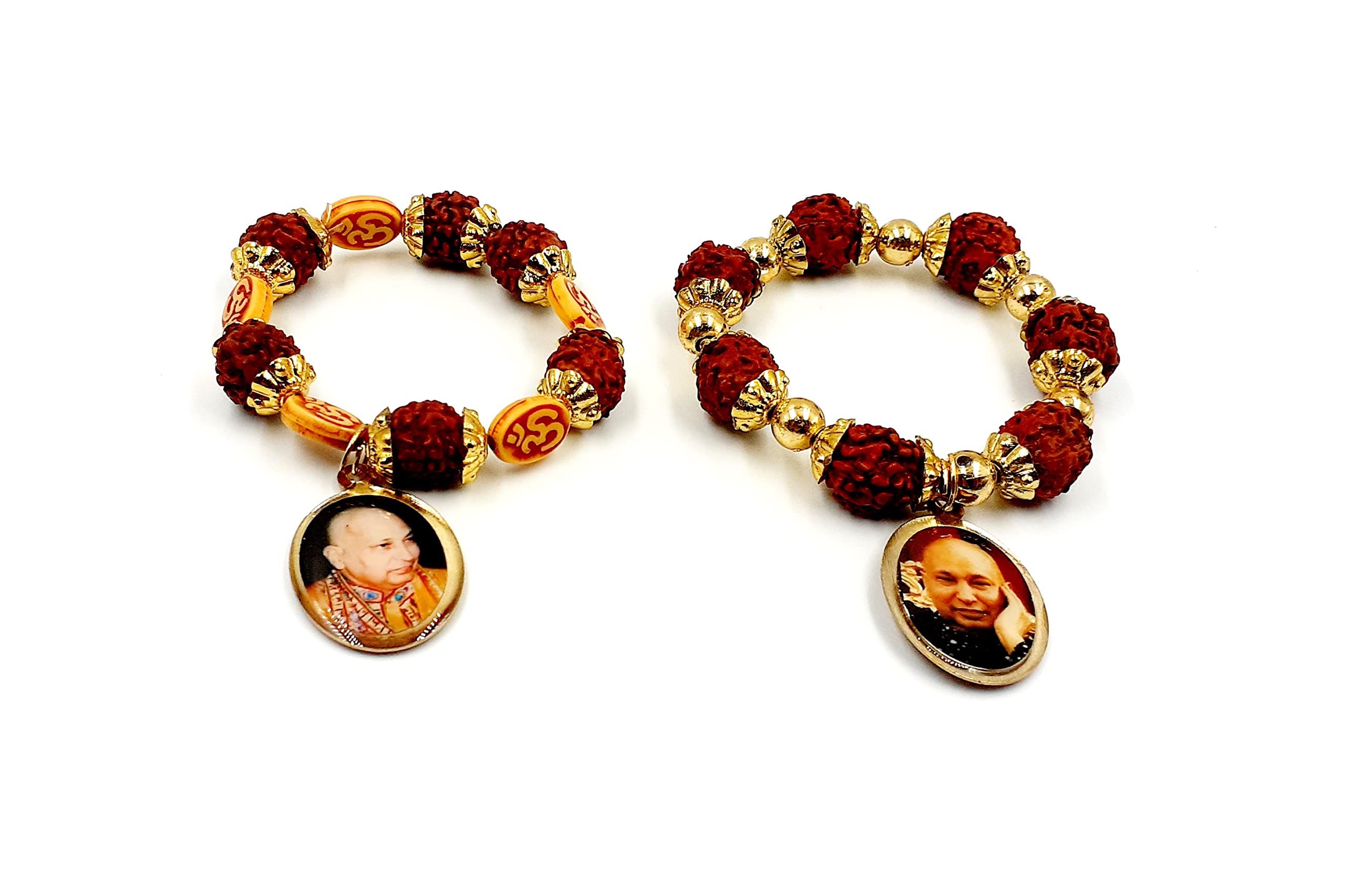 A n B Aish-n-Bless (Pack of 2) Guru Ji Swaropp/Photo Bracelets Handmade Bracelets for Men and Women (B07NZB74P3) Amazon Price History, Amazon Price Tracker