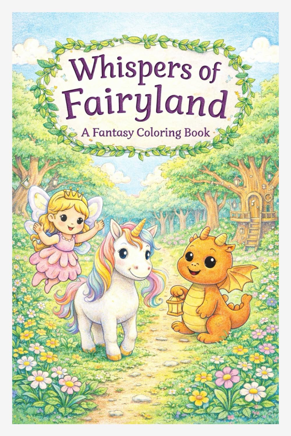 Whispers of Fairyland: A Fantasy Coloring Book