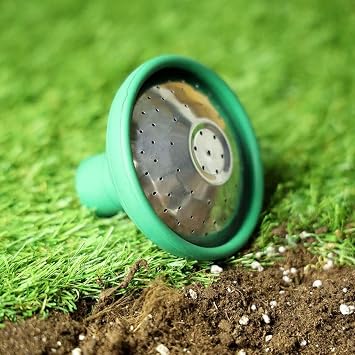 Tzgsonp Universal Watering Can Head Sprinkler Replacement, Not Easy to Leak, Uniform Drilling Design, Light Green