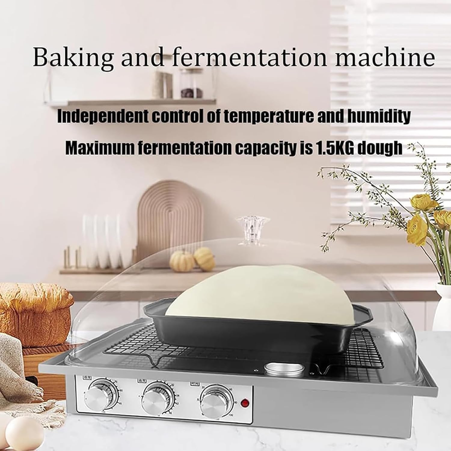 Temperature Controlled Proofing Box, Household Bread Fermentation Machine, Baking Equipment Kit, Dough Proofing Cabinet