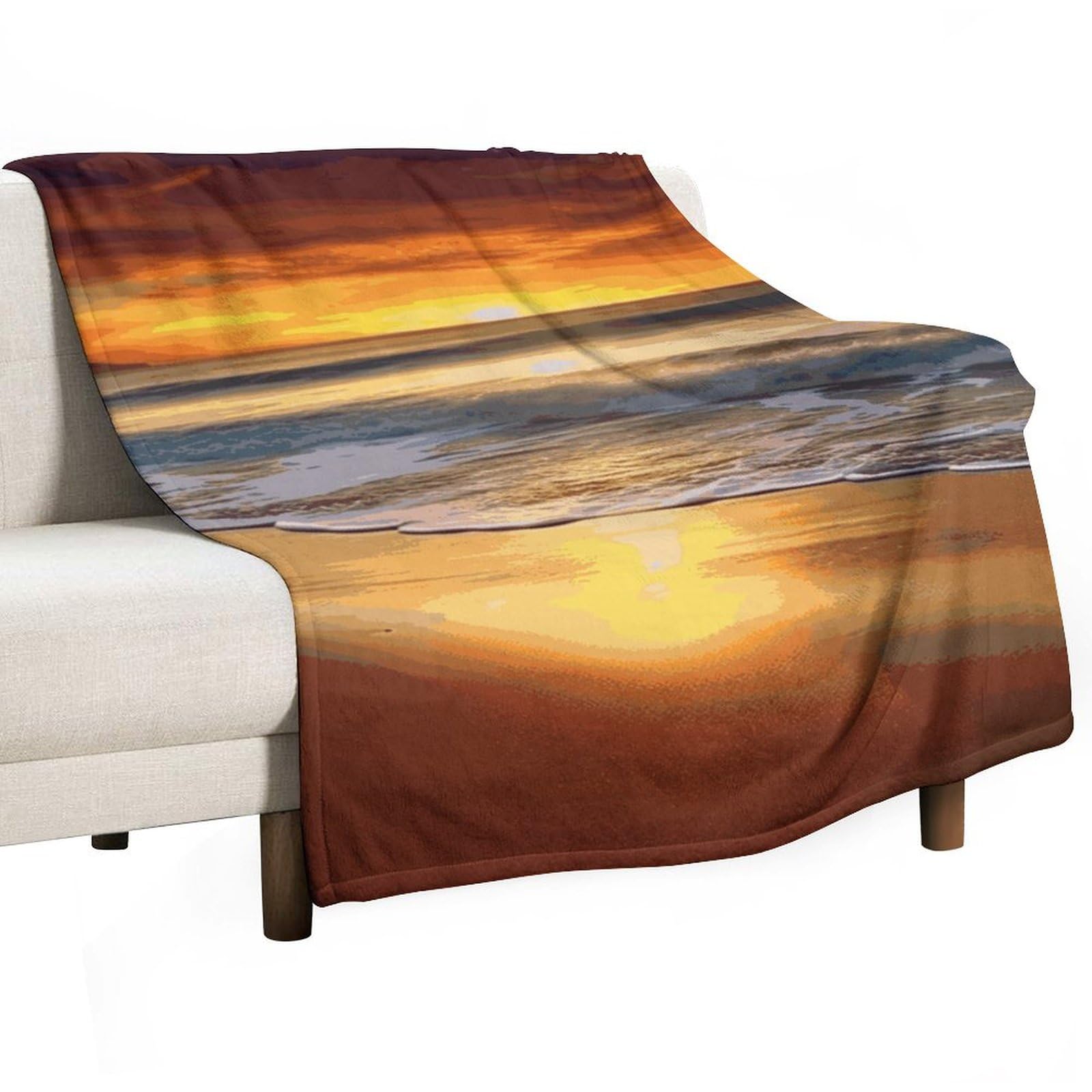 Couverture polaire légère et confortable toutes saisons pour grand lit