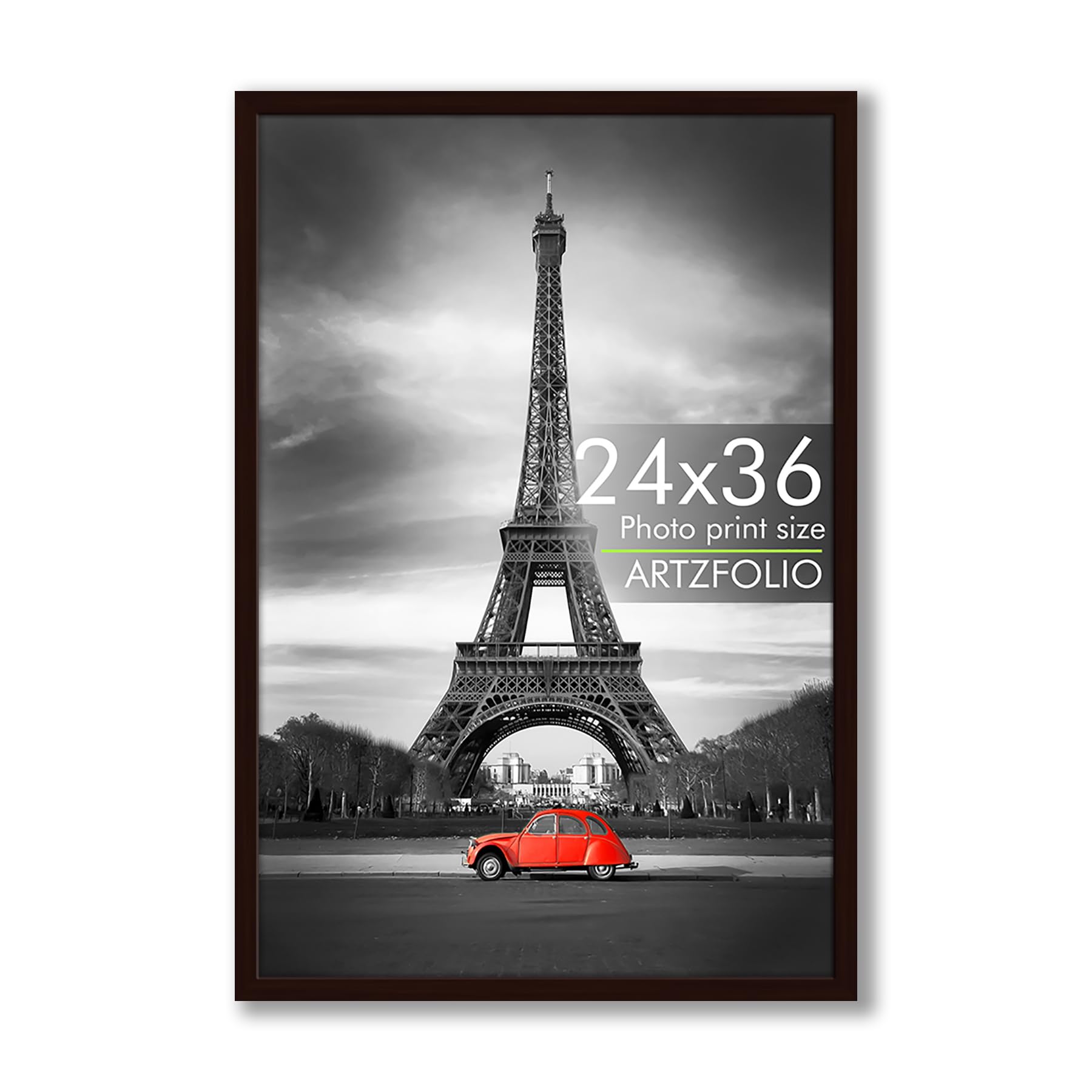 ArtzFolio Wall Photo Frame D582 | Extra Large Size Wall Photo Frames | Big Oversize Picture Frames Bedroom, Home & Office | Dark Brown | 24x36 inch (61x91 cms)-image-14