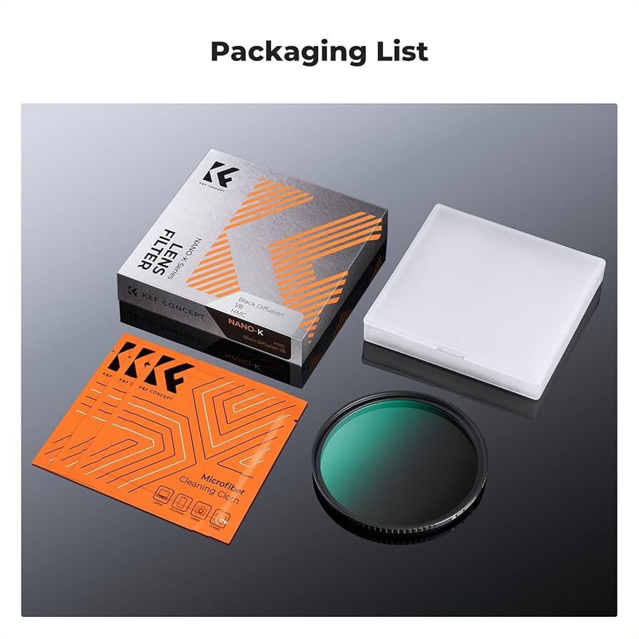 k&f 77mm 可変ND Black Diffusion セット k&f 77mm 可変ND Black Diffusion セット k&f 77mm 可変ND Black