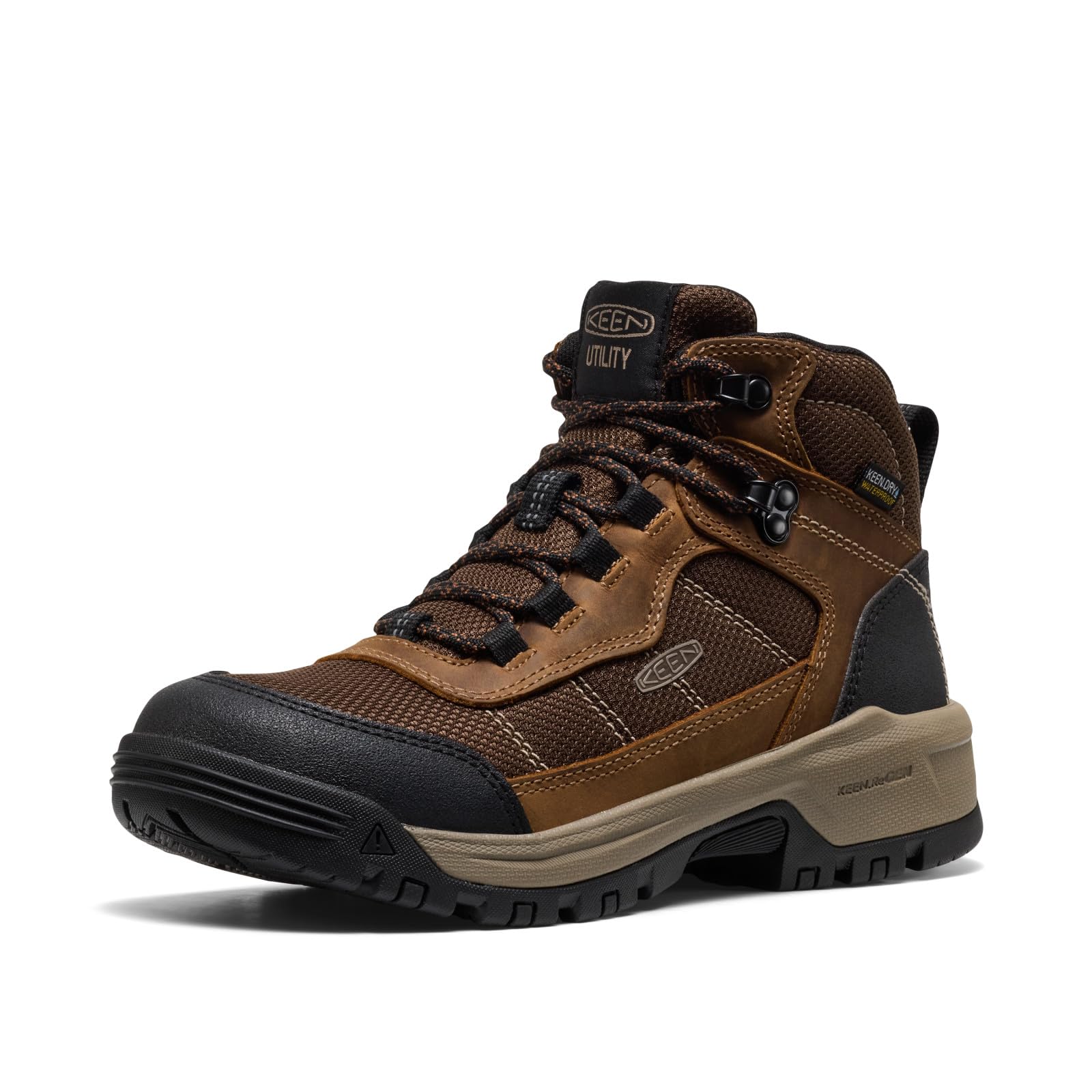 KEEN Utility womens Skokie Hiker Style Mid Height Soft Toe 90 Degree Waterproof