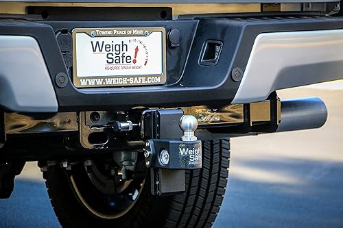 Miniatura 6 de Weigh Safe Steel Drop Hitch - Adjustable Trailer Hitch with Ball Mount - Designed for 2" Receivers - Includes 2 Tow Balls - 6" Drop, 15,000 GTW