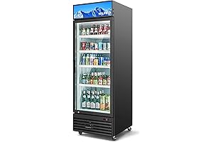 22 cu ft Glass Door Commercial Display Refrigerator