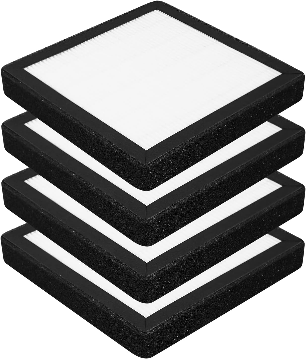 4pcs Filters 150x150x20mm HEPA Filter for Twotrees P1 Smoke Absorber