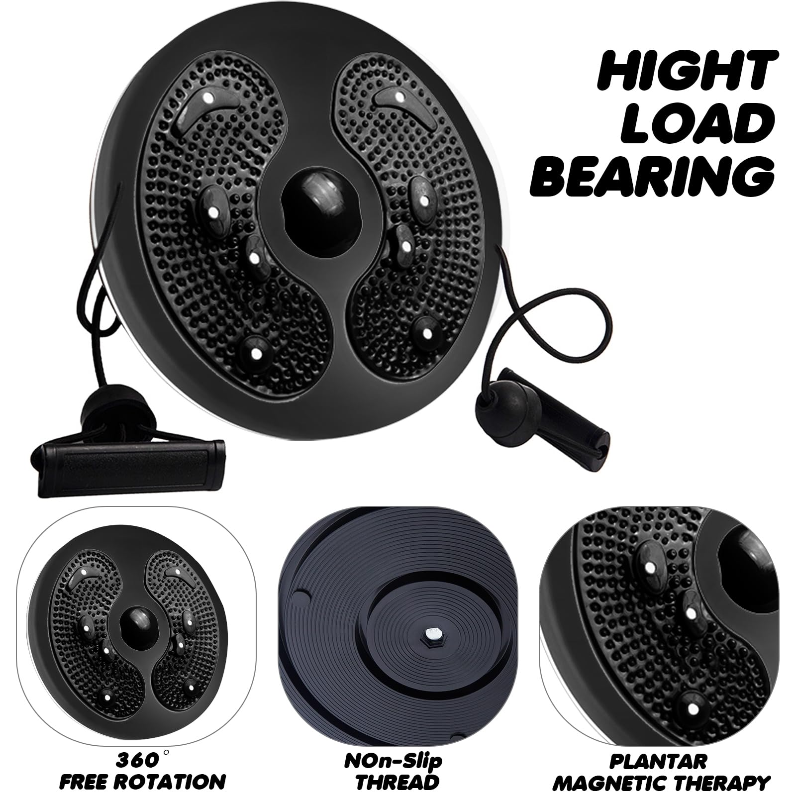 Disco Per Twisting Vita DONGTATA - Attrezzo Per Dimagrimento E Tonificazione Con Massaggio Piedi - Foto 10