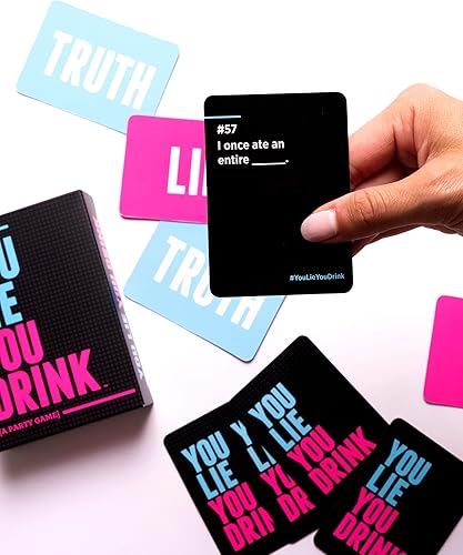 Miniatura 4 de You Lie You Drink: el juego de beber para personas que no pueden mentir [para la noche de juegos, juegos previos, grupos de amigos y más] | Oferta