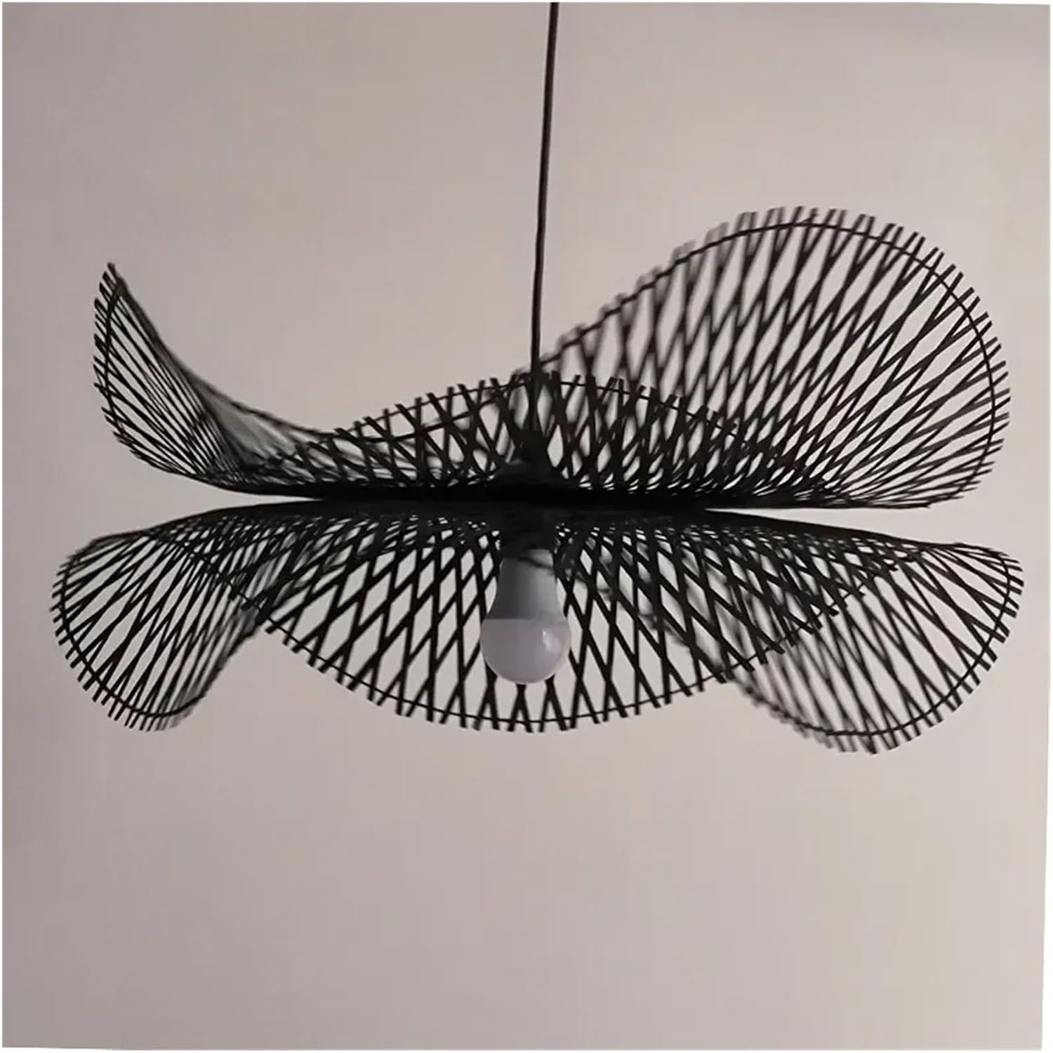 Modern Led Lights Bamboo Style Handmade Lights Kitchen Island Lights Restaurant Lights(Gold,Dia-55Cm)/Black/Dia-75Cm