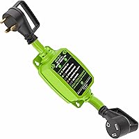 Vista 1 de GEARit Protector contra sobretensiones RV de 30 amperios, analizador de circuitos, protector de voltaje/monitor con protección contra sobretensiones