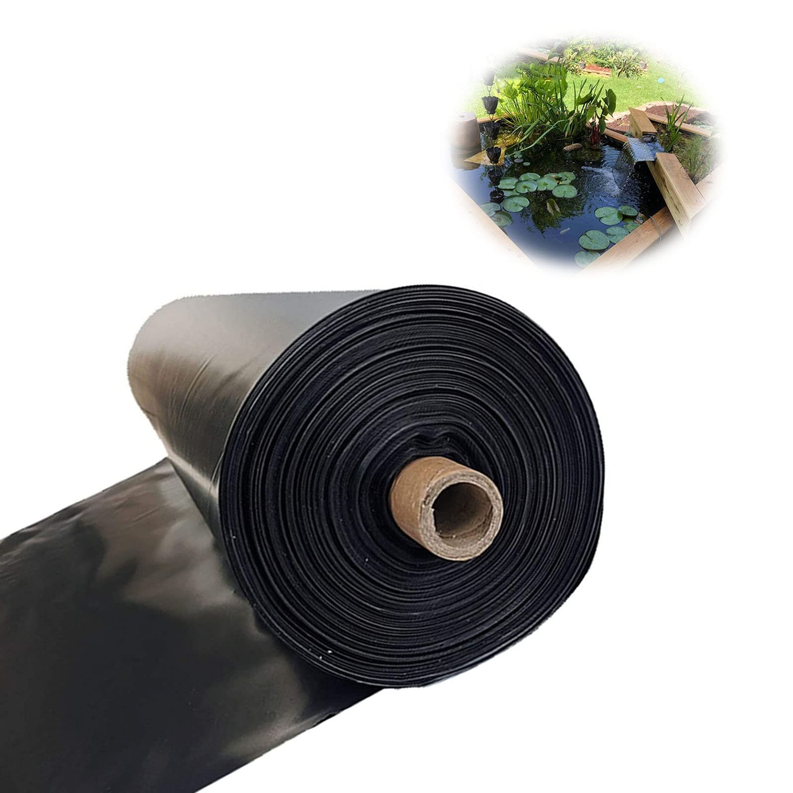 Bâche bassin extérieur en PEHD flexible pour carpes koï et ruisseau