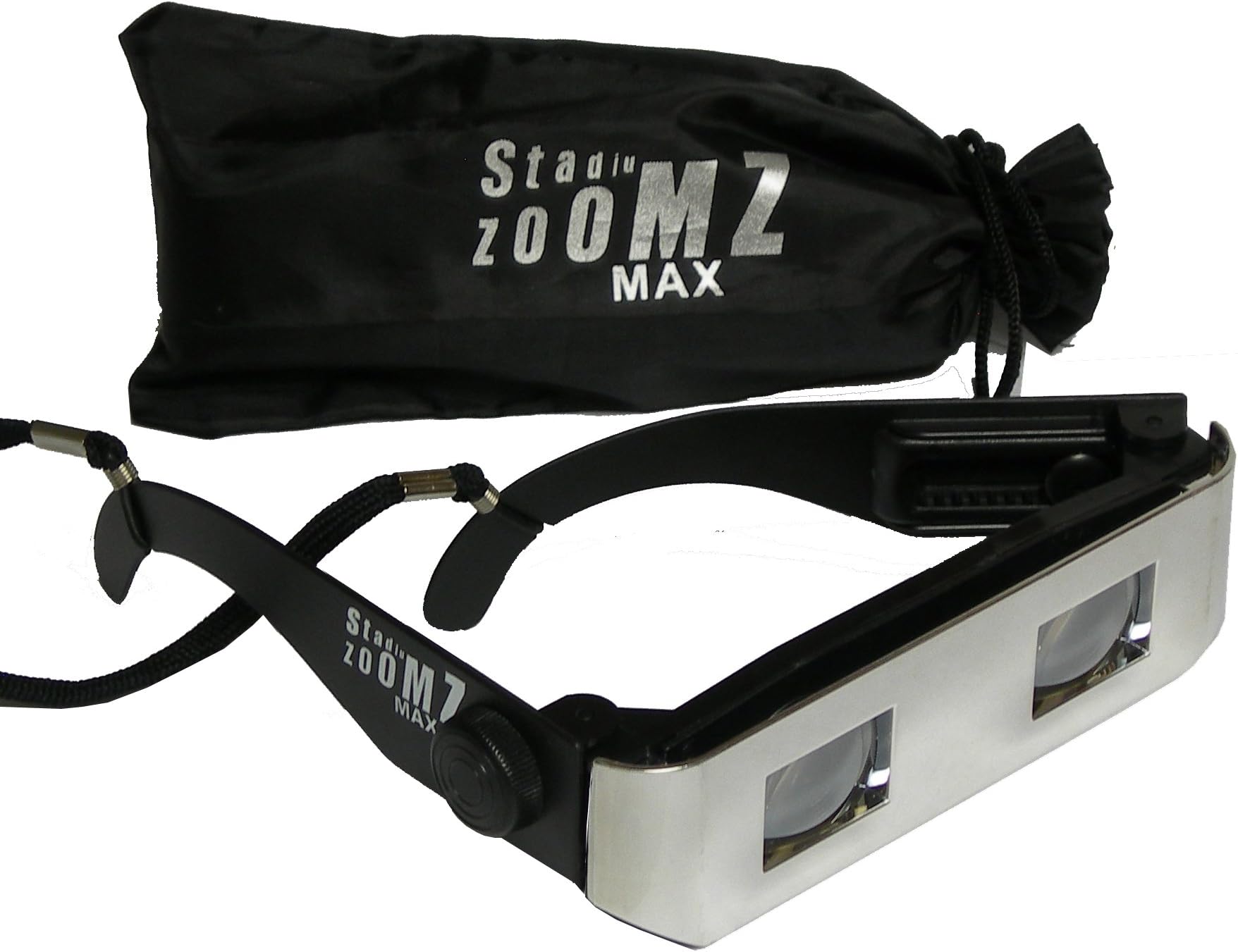 Sports viewer Binocular Glasses - Chrome. Telescope Lenses, Zoom in for Sports,Concerts,etc