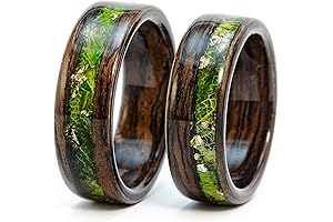 Nature's Timeless Adornment: Wood Wedding Rings for Men