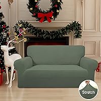 Vista 353 de Easy-Going Funda Elástica para Sofá de 1 Pieza Protector de Muebles para Sofá Suave con Parte Inferior Elástica para Niños, Tela Jacquard