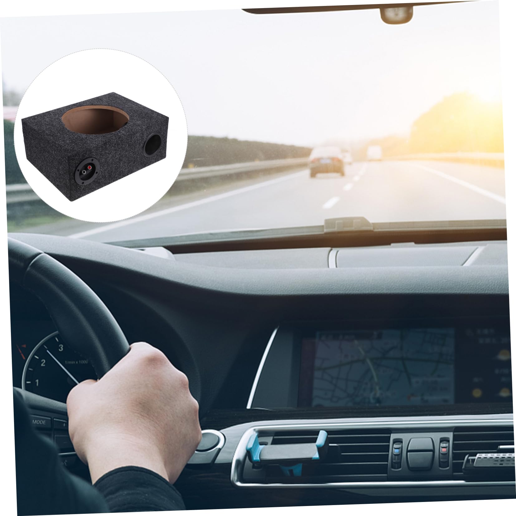 iplusmile Subwoofer Per Auto Box Sottile Per Veicoli Cassa Compatta Per Subwoofer Auto