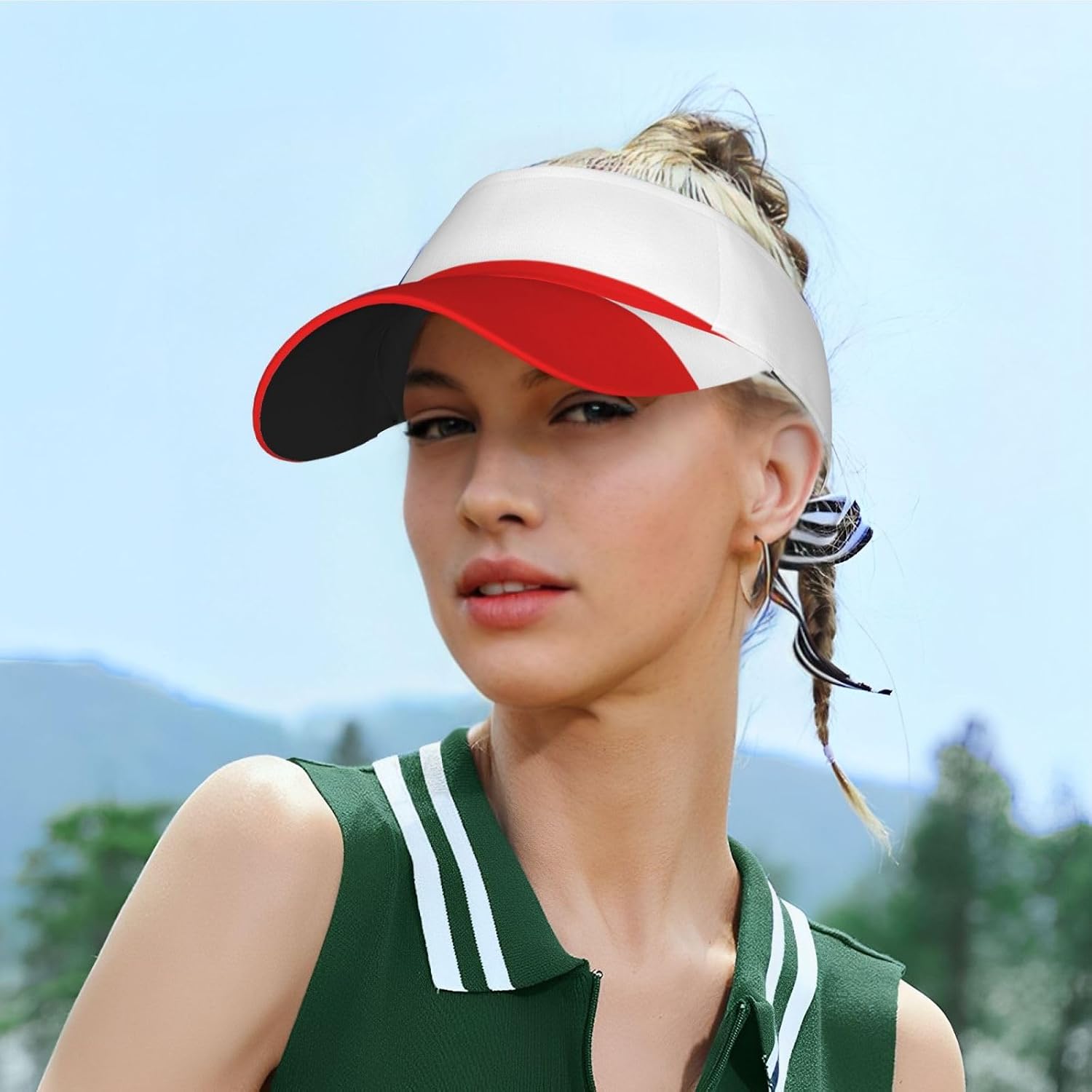Flag of Chile Sport Sun Visor Hats Baseball Cap