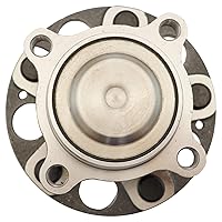 Vista 487 de TRQ Juego de 2 rodamientos de rueda trasera y conjunto de cubo con sensor ABS compatible con Ford Transit Connect 2014-2018