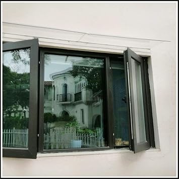 Clear Rain Canopy Awning for Door and Window, Modern Polycarbonate Patio Porch Shade Shelter,uv Protection,Multiple Size