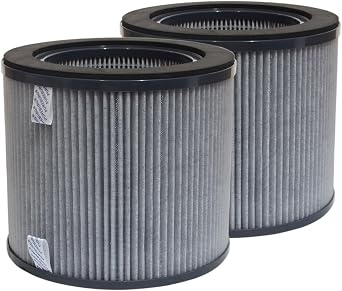 PUREBURG Replacement Filters Compatible with Vax Pure Air 200 AC02AMV1 Air Purifier,2-Pack H13 HEPA Activated Carbon Air Clean Dust Smoke