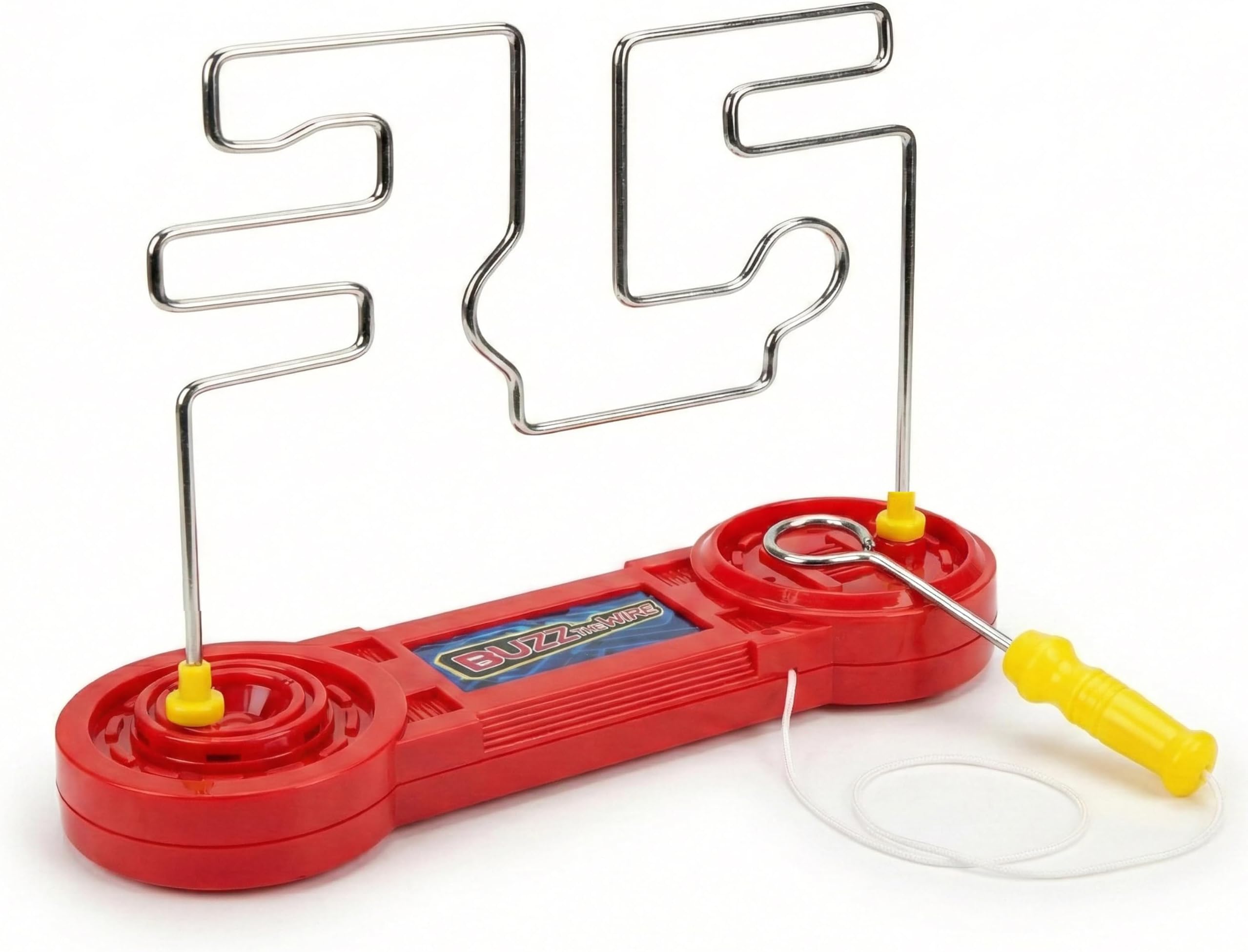 The Magic Toy Shop Electronic Beat The Buzz Wire Game - Steady Hand Skill Challenge & Nerve Test - Retro Arcade Party & Family Fun Stocking Filler, Dexterity Toy for Kids & Adults