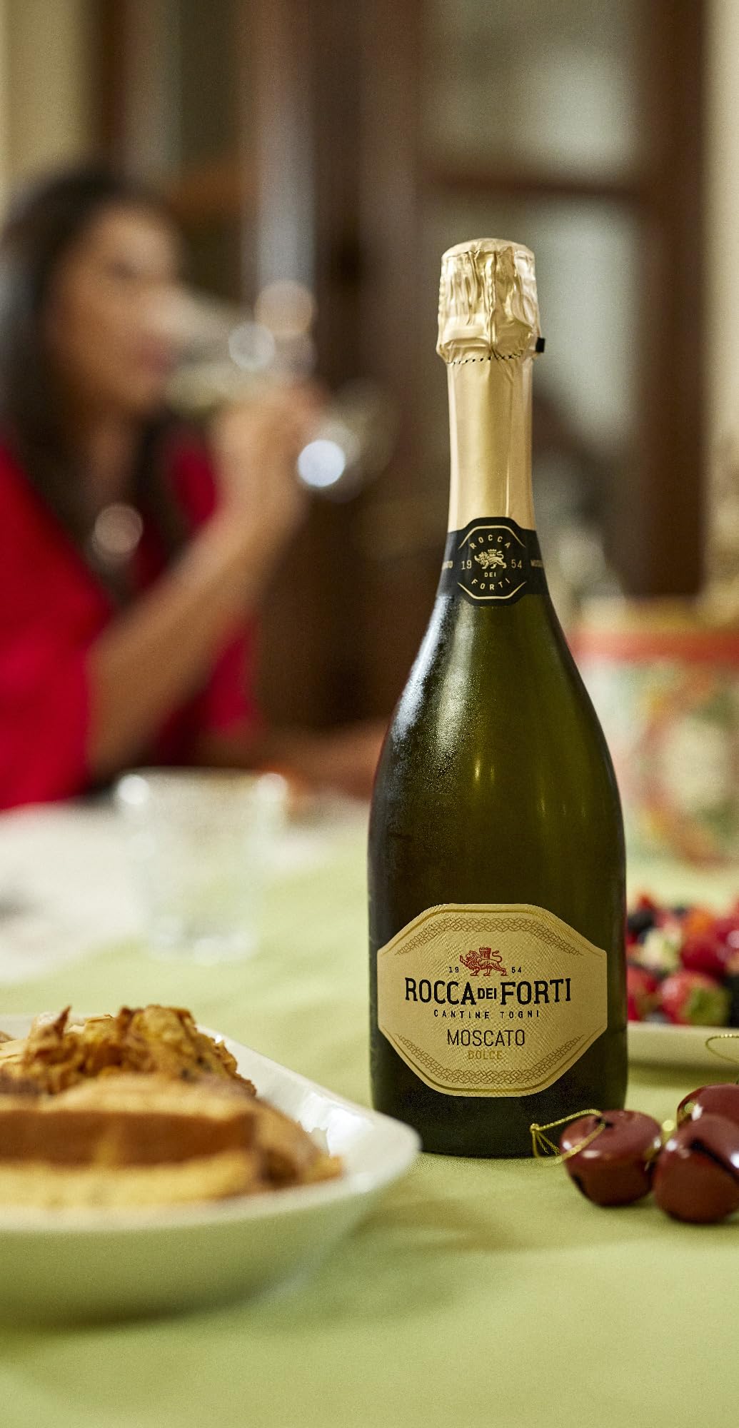Rocca dei Forti Moscato Spumante Dolce di qualità - Pacco da 6 x 750 ml