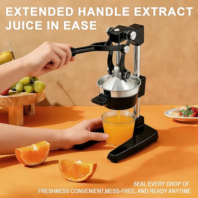 Extractor de Jugos Manual Profesional de Hierro Fundido con miniatura 6
