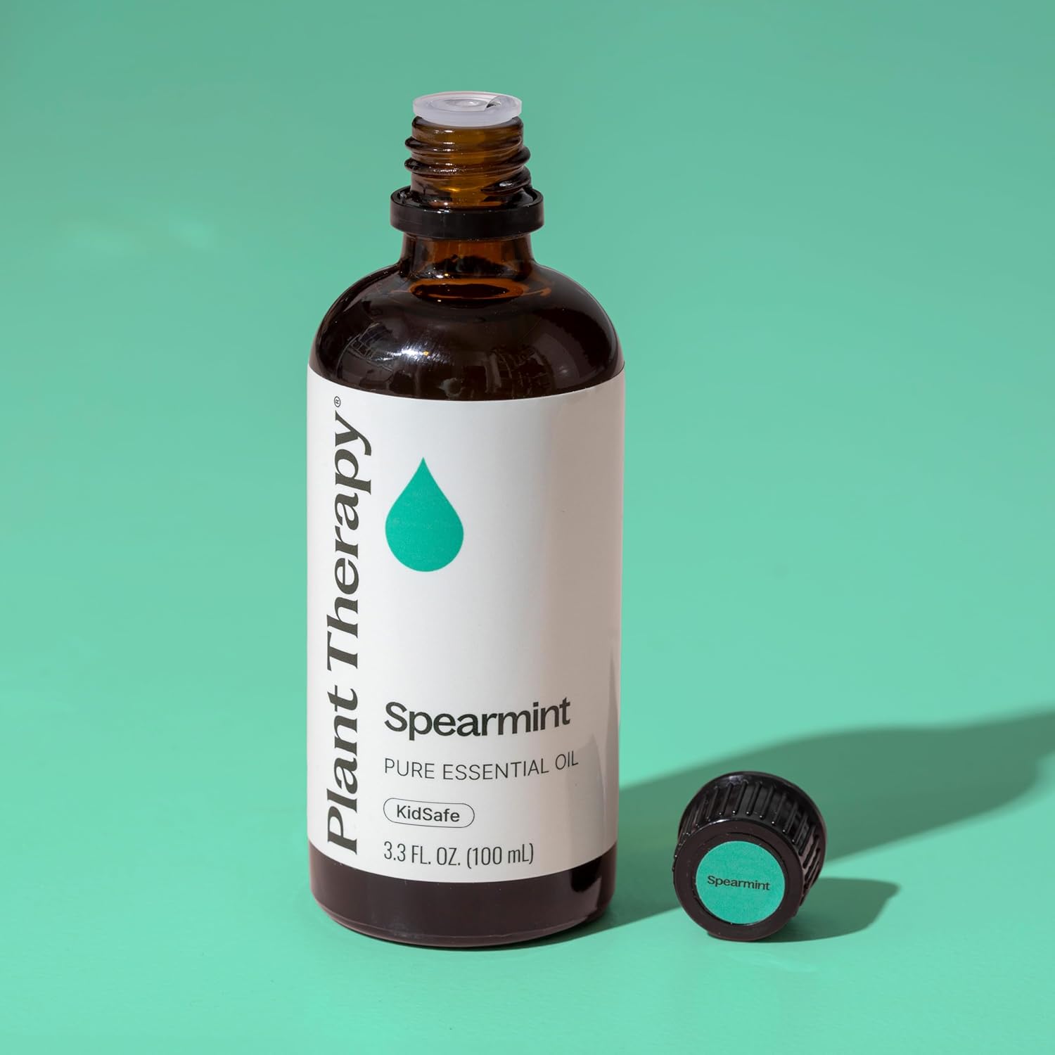 Plant Therapy Spearmint Essential Oil 100 mL (3.3 oz) 100% Pure, Undiluted, Digestive Health, Fresh Scent, Tension Relief - Image 6