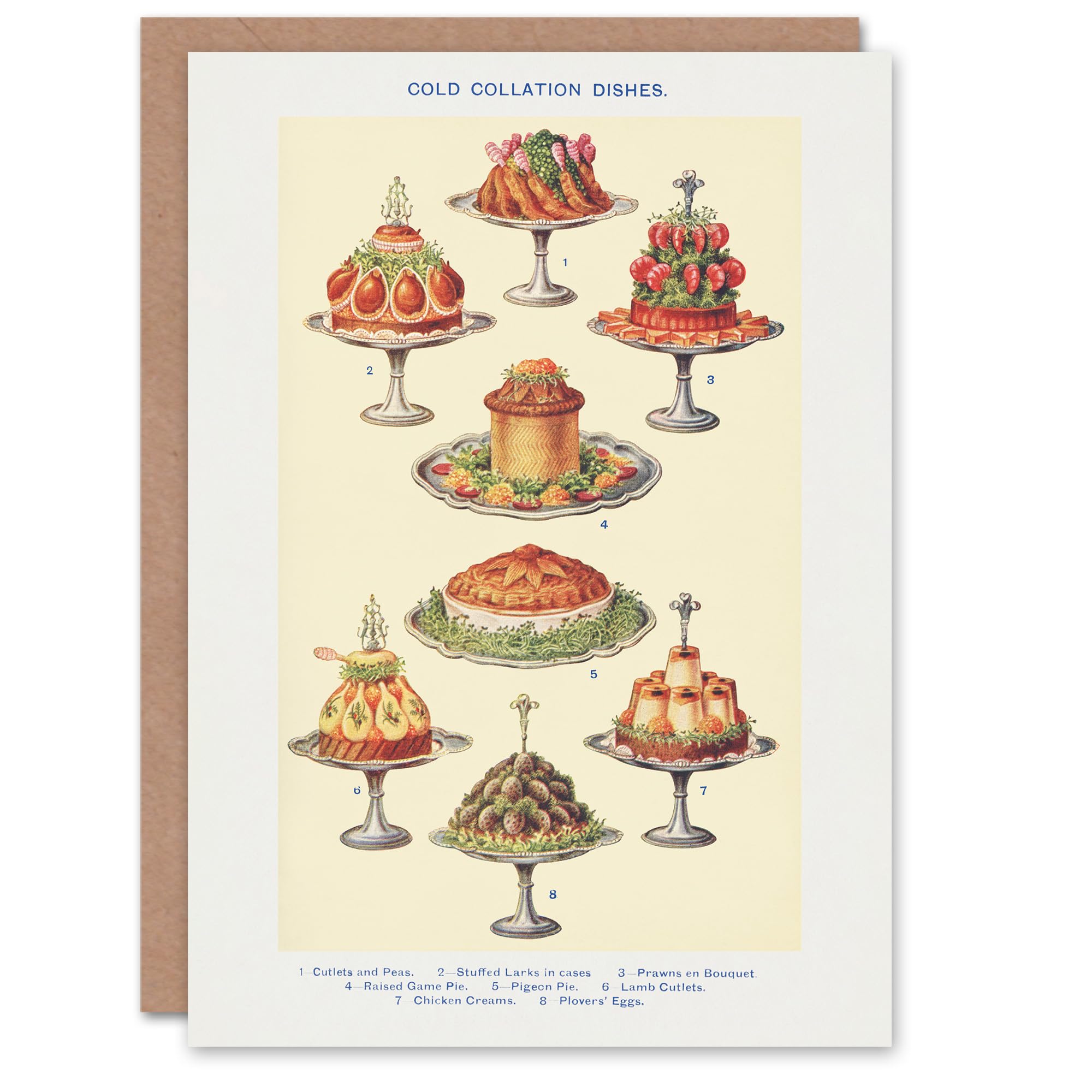 Artery8 - Greeting Card - Mrs Beeton Household Management - Yellow