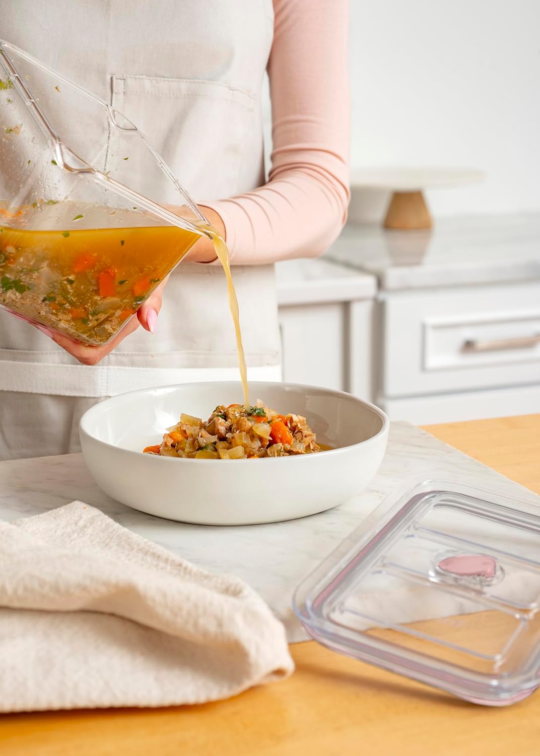 Latchlok Click 14.5 Cup Food Storage Container, Rose