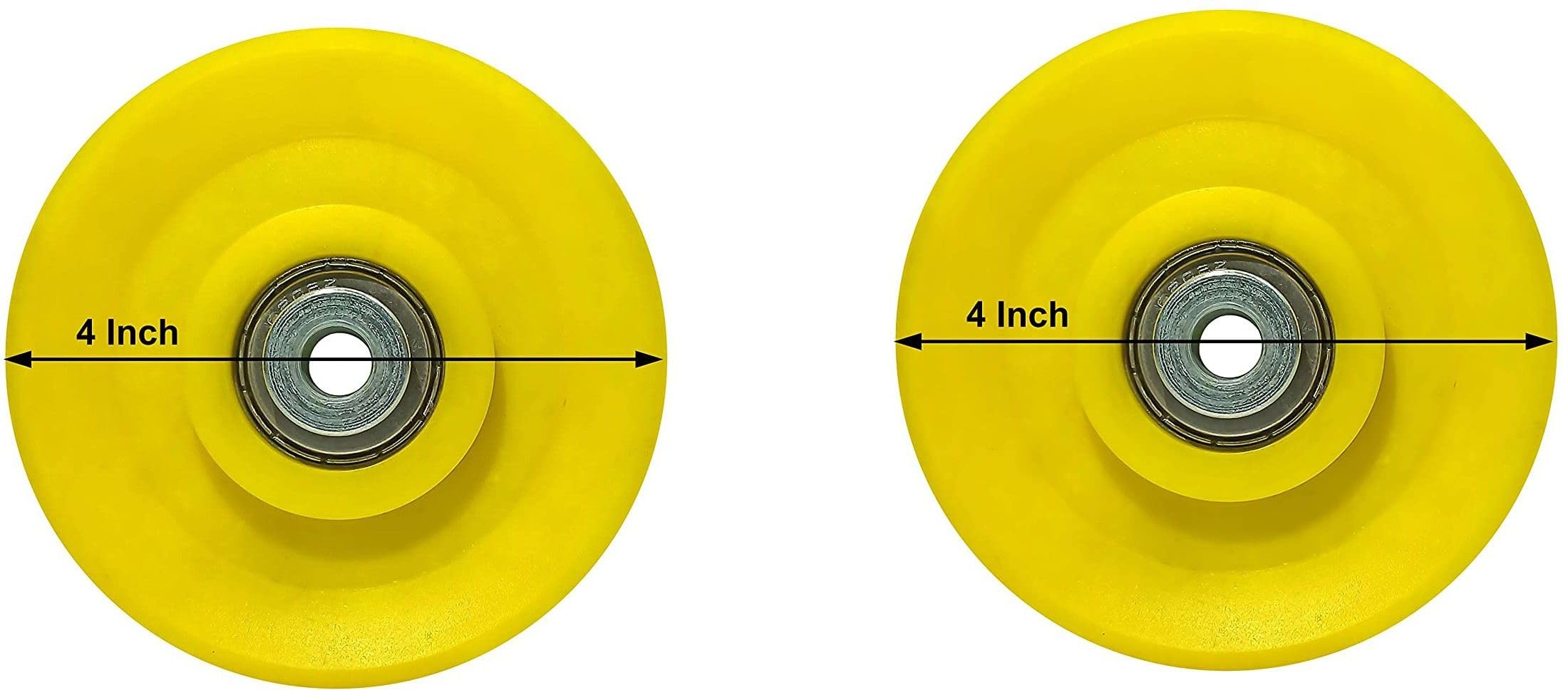 Exercise Machine Attachments Gym Pulley 4-inch (Yellow) - Pack of of 2 Multi-Training Bar ()-image-25
