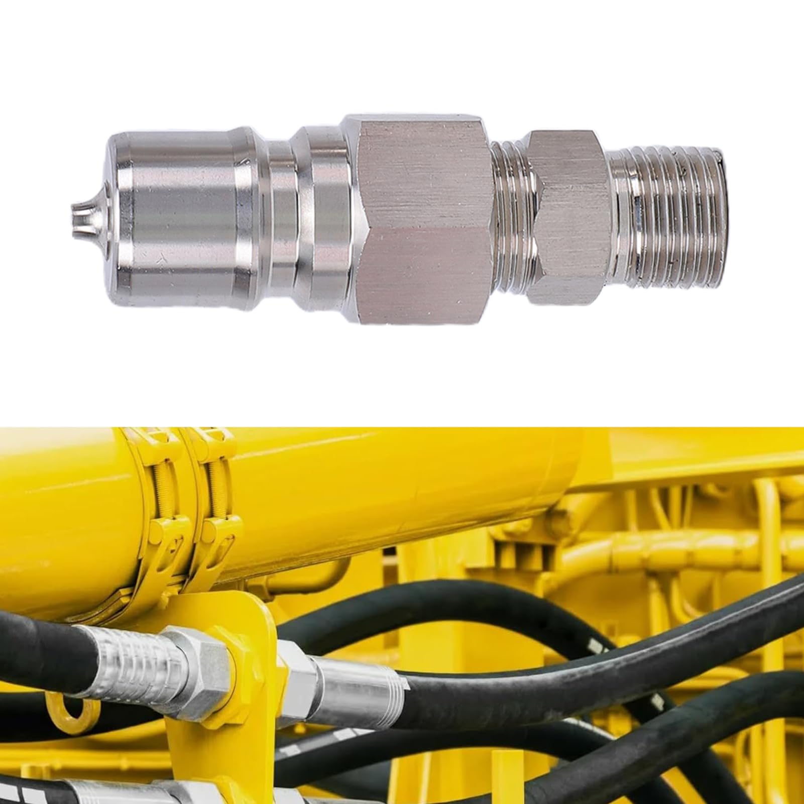 AMONIDA Adaptateur Hydraulique M14 à M16 pour Mini Pelle AGT Rapide
