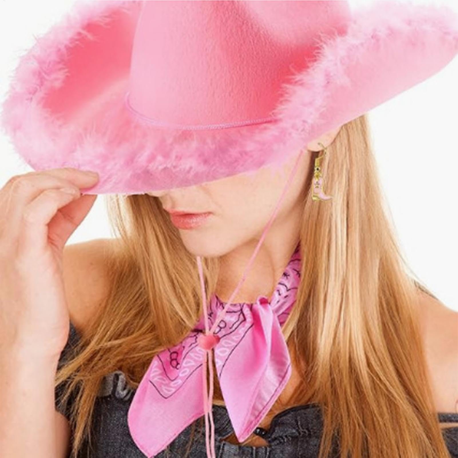 Pink Costume Cowboy Hat, 4X Cowboy Pink Hat, Costume Cowboy Hat For Women, Cowgirl Hat For Women, Role Play Cowboy Hat, Pink Cowgirl Hat, Women’s Cowboy Hat For Festivals, Country Concert Cowboy Hat,