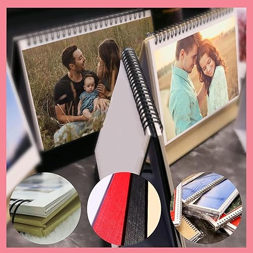Miniatura 5 de Calendario de escritorio personalizado 2026 con tu foto, calendario mensual de 13 imágenes, regalo de bricolaje para la escuela, oficina, uso