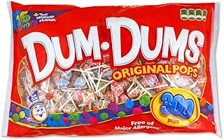 DUM Dums Lollipops, 300 Count Bag