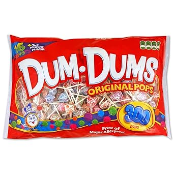 DUM DUMS Lollipops, Variety Flavor Mix, 300 Count Pack of 1