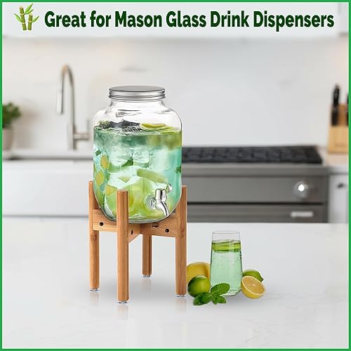 Miniatura 24 de ZPirates Soporte dispensador de agua de 5 galones – Se utiliza para sostener dispensadores, jarras, botellas, frascos y vasijas de cerámica, soporta