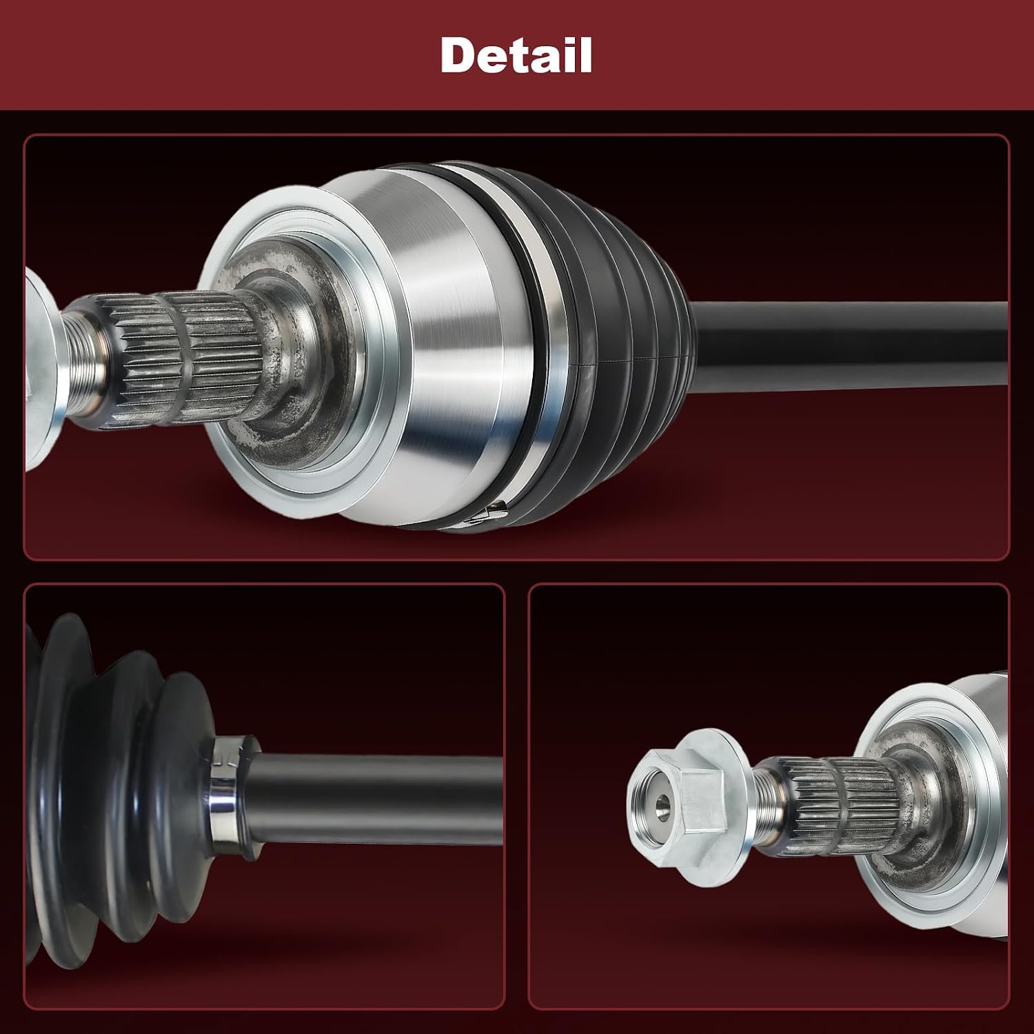 CV Axle Shaft Front Left for Chevrolet Malibu 2016 2017 2018 1.5L Buick LaCrosse 2018-2019 2.5L MILD HYBRID EV-GAS (MHEV) Automatic Replace# NCV16002 GM8393 Driver CV Axle Shaft Assembly