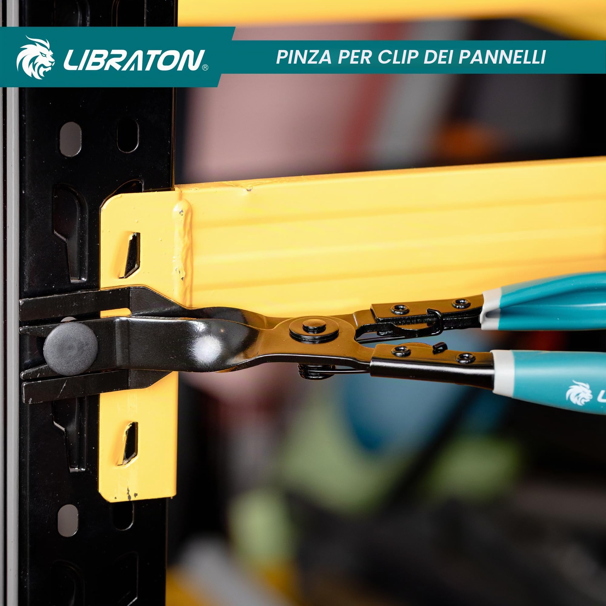 LIBRATON Pinza per Rimozione Clip Auto, Pinza per Rivetti in Plastica, Strumenti per Rimozione Clip dei Pannelli Porta, Multiuso Strumenti per la Rimozione di Elementi di Fissaggio per Autoveicoli