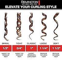 Vista 4 de Remington Style Therapy - Rizador de 1 pulgada, rizos duraderos.