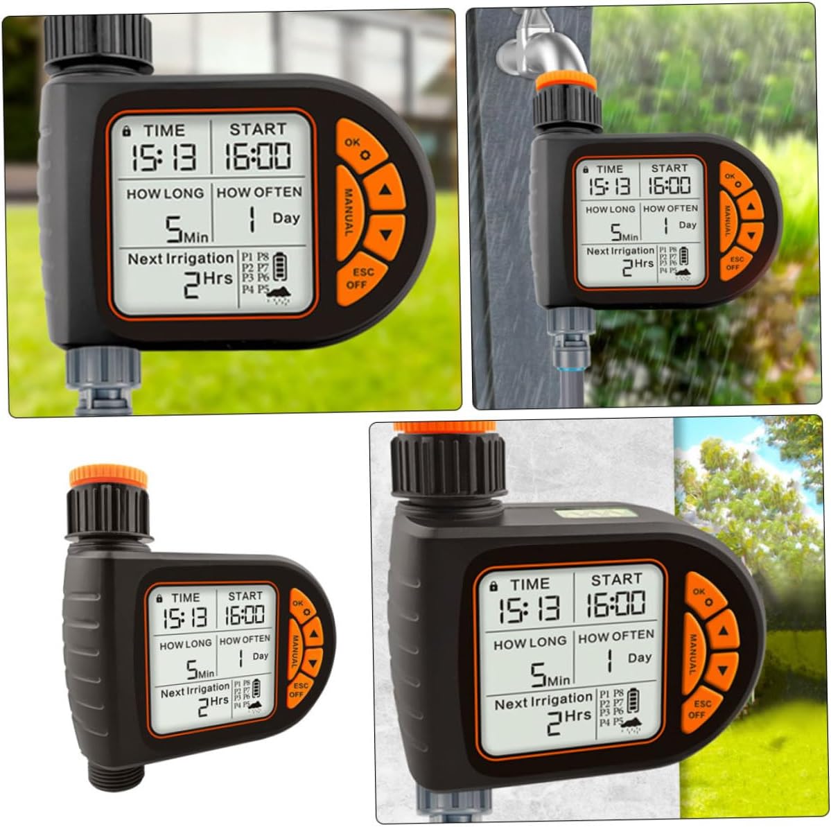 Intelligent Timing Watering Device Garden Irrigation Timer Digital Watering System Controller Long-Lasting