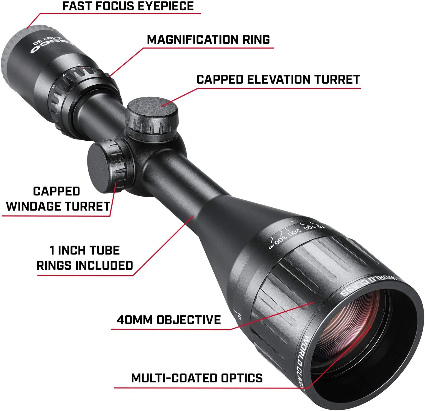 TASCO 4 12x40 Duplex RIFLESCOPE TWC41240 Photo
