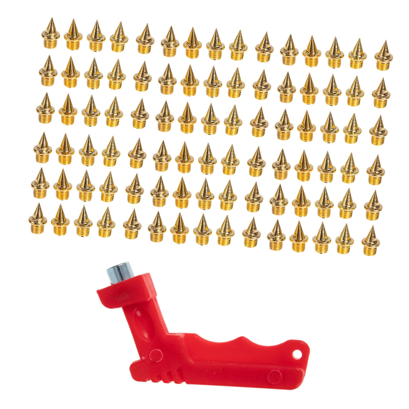 KICHOUSE Men's Track Shoes Nails 120 Pcs Replacement Nails for Sprinting Shoes Durable Easy to Install
